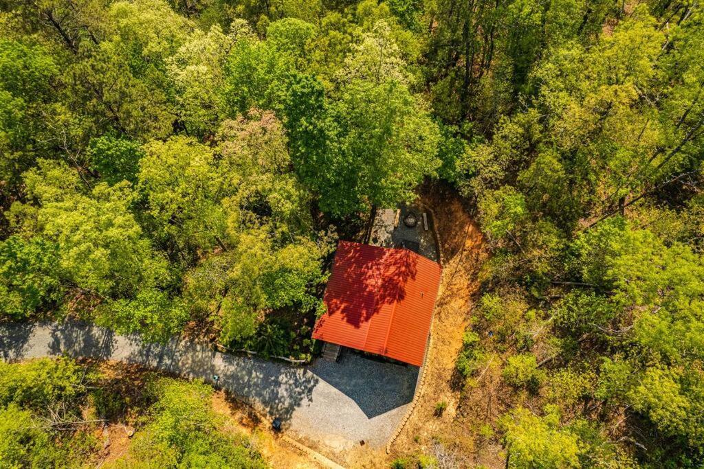 Honeymoon Getaway In Woods Near Noc And Smoky Mtn Rr Villa Брайсън Сити Екстериор снимка